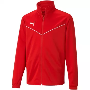 Puma teamRISE træningspolyjakke Jr rød 657393 01 176 cm