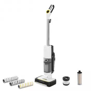 Kärcher SCV 4 Deluxe Select damprenser med 2-trins dampregulering, 1,3 L tank, 2000 W, EasyFix-gulvmundstykke, genopfyldningsfunktion