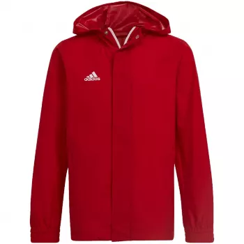 adidas Entrada 22 alletvejrsjakke herre Team Power Red/hvid IK4013