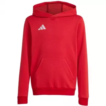 adidas Entrada 26 hoodie børn rød 164cm