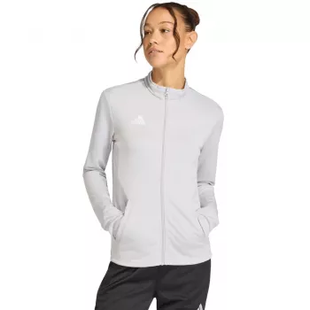 adidas Entrada 26 dametræningsjakke, grå, JZ6598, størrelse XL