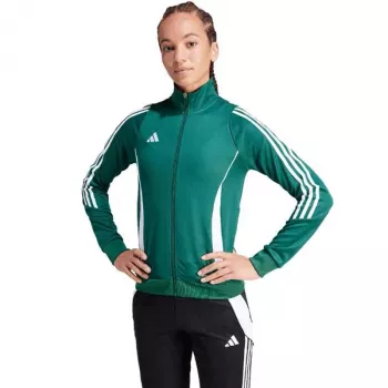 adidas Tiro 24 træningsoverdel til dame med kvartlynlås - Team Green - 2XL