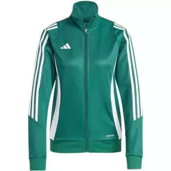 adidas Tiro 24 træningsoverdel til dame med kvartlynlås - Team Green - 2XL