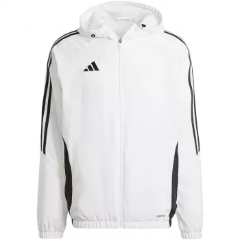 adidas Tiro 24 herre-træningsjakke hvid IM8808 størrelse S