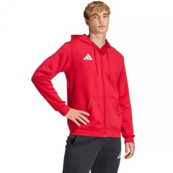 adidas Entrada 26 Full-Zip Hoody Men's Red Size S