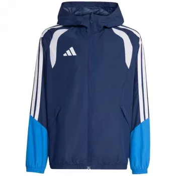 adidas Tiro 26 Competition alletvejrsjakke børn Team Navy Blue/hvid 164 cm