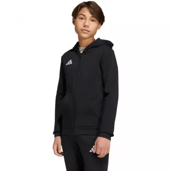 adidas Entrada 26 Full Zip hoodie børn sort 140cm