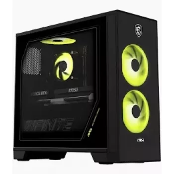 MSI Infinite S AI 2NVM5-006AT desktop-PC, Intel Core Ultra 5 225F, 16GB DDR5, 1TB SSD, GeForce RTX 5060 Ti, Windows 11 Home, sort