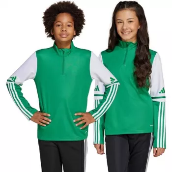 adidas Squadra 25 træningsjakke børn grøn/hvid 116 cm