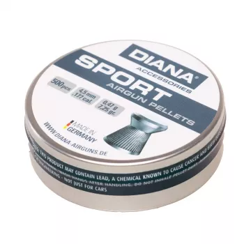DIANA Sport 4,5 mm diabolos, 500 stk.