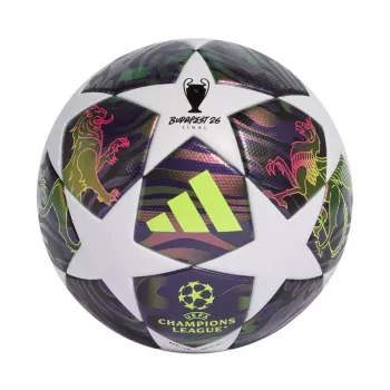 adidas UCL 25/26 Final League fodbold størrelse 5 lilla/hvid JX9095