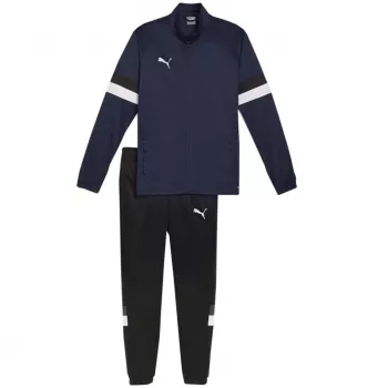 PUMA Herre Team Rise Træningsdragt Navy blå sort S 658653
