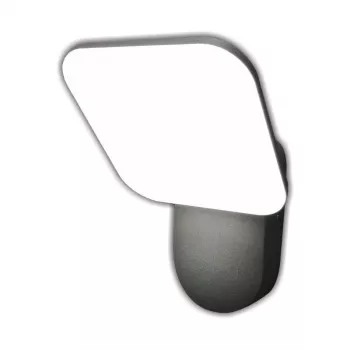 SAGA LED-væglampe 12W IP65 sort