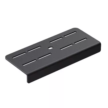 VIRPIL Controls stolholder-forlængelsesplade, 140 mm - sort