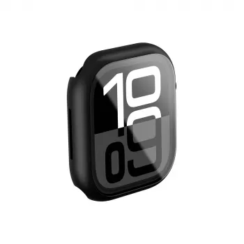 AMAZINGTHING Radix Glass Case med hærdet glas til Apple Watch 46mm, sort