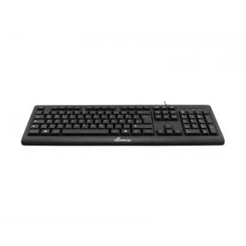 MediaRange MROS109-GR kablet USB-tastatur, QWERTY græsk layout, sort, 105 taster, membran, 1,5 m kabel
