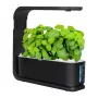 Smart hydroponisk potte ZG1001 sort – 6-pod indendørs have med fuldspektrum-LED, Wi-Fi-app-styring, 2,5L reservoir