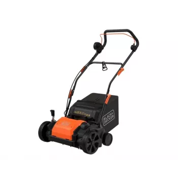 BLACK+DECKER 1200W elektrisk vertikutter & aerifizierer 32cm BEOEP320 med 35L opsamlingskurv
