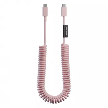 Native Union Pop Cable USB-C til USB-C 2,4m 60W flettet kabel (Candy)