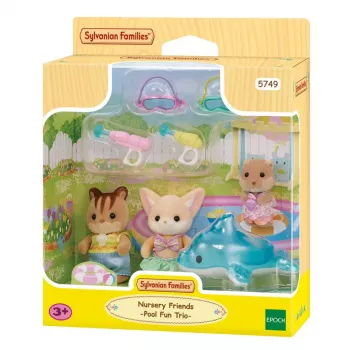 EPOCH Sylvanian Families Adventure Børnehave Venner Pool-sjov legesæt