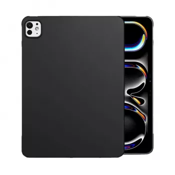 MRDISC bagsidecover til Apple iPad Pro M4 sort TPU - slank støddæmpende cover med forhøjede kanter, ridsefri mat overflade, præcise udskæringer (MG-BCIPTABPROM4SW)