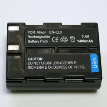 EXTRA DIGITAL EN-EL3e lithium-ion-batteri til Nikon D50 D70 D80 D90 D100 D200 D300 D300s D700