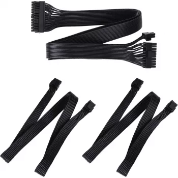 SilverStone Technology SST-PP05-MBEPS EPS 8-pin forlængerkabel - blå/sort, 300mm