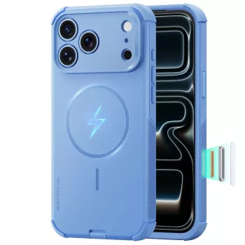 ESR Cyber Tough MagSafe-cover til iPhone 17 Pro Max / 18 Pro Max - lyseblå