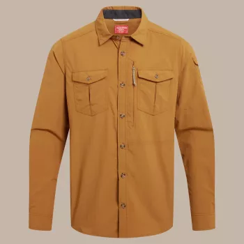 Craghoppers NosiLife Adventure LS Shirt III - Deep Henna, Size L