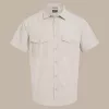 Craghoppers Kiwi II Short Sleeved Shirt - Oatmeal - L