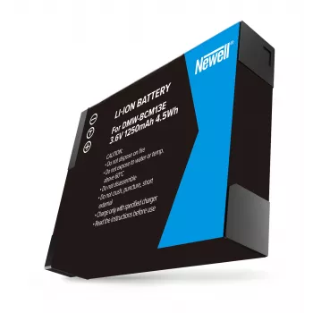 Newell erstatningsbatteri til Panasonic DMW-BCM13E (Li-ion, 3,6V, 1250mAh, 4,5Wh)