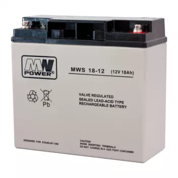 MPL POWER ELEKTRO MWS 18-12 12V 18Ah VRLA AGM Battery