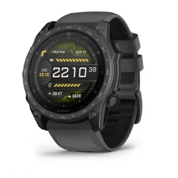 Garmin tactix 8 – 51 mm, AMOLED, Cerakote-belægning, Applied Ballistics Ultralight Solver, skifergrå