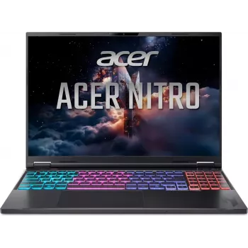 Acer Nitro 16 AN16-A91-R48M Gaming-laptop, 16 inch WQXGA IPS 240Hz, AMD Ryzen 9 9955HX3D, 16GB DDR5, 1TB SSD, GeForce RTX 5070 Ti 12GB, Windows 11 Home