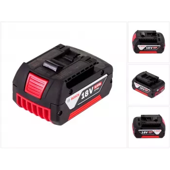 Bosch Professional 18V 5,0 Ah Li-ion batteri, Slide-In (sort/rød)