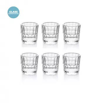 Guzzini Vanity Glass Sæt med 6 shotglas, klar (13140500)