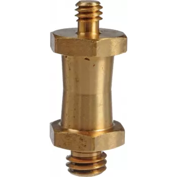 Manfrotto 037 vendbar kamera-skrueadapter 1/4 inch-20 til 3/8 inch-16 forniklet messing