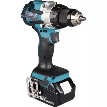 Makita DLX2592JX1 18V LXT børsteløs 2-dels kombi-kit med slagboremaskine, slagskruetrækker, 2x 5,0Ah batterier, hurtiglader og Makpac-kuffert