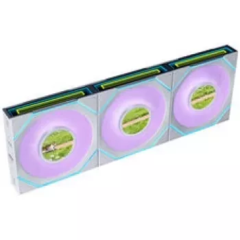 Lian Li UNI FAN SL-INF 120 FLEX Trådløs ARGB Reverse Blade 120 mm Blæser, 3-pak, hvid