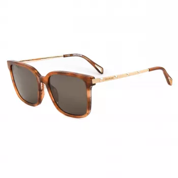 ZADIG & VOLTAIRE SZV308-5507LC Dame Solbriller Havana med brune gradientglas, 55/18/140 mm
