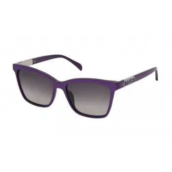 TOUS Dame Solbriller STOC20-560915 – sort acetatstel, grå glas, 56/17/140 mm