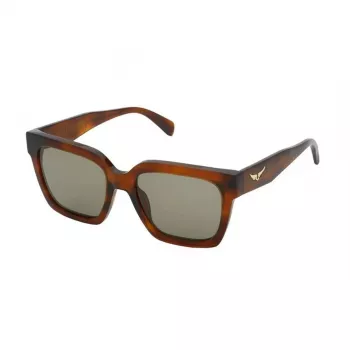 Zadig & Voltaire Dame Solbriller SZV407 - Acetatstel, UV400-beskyttelse, 54/18/140 mm