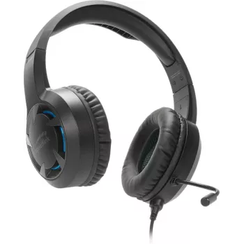SPEEDLINK SL-450305-BK kablet on-ear gaming-headset med støjreducerende mikrofon, USB-A, 30mm-driver, 1,8m kabel, sort