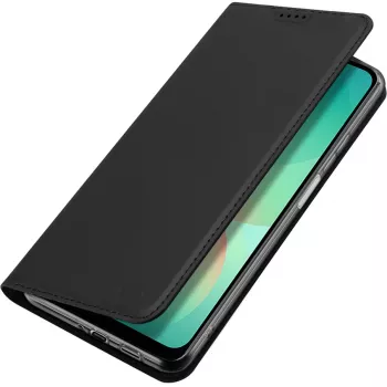 Nevox Vario Series bogcover til Samsung Galaxy A27 5G – sort PU-læder tegnebogscase med kortlommer, seddellomme og standerfunktion