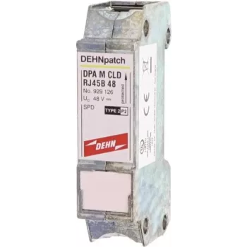 DEHN DPA M CLD RJ45B 48 overspændingsafleder DEHNpatch med 2 RJ45-bøsninger