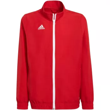 adidas Entrada 22 præsentationsjakke rød H57540 (152 cm) – ungdomsfodboldjakke