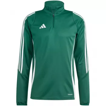 adidas Tiro 24 trænings-top sweatshirt grøn-hvid IS1040 S