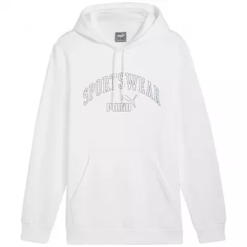 PUMA ESS+ Logo LAB Gradient hættetrøje FL Puma White medium
