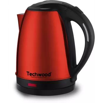 Techwood TBI-1855 trådløs elkedel i rustfrit stål, 1,8 L (TBI-1855)