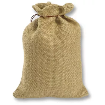 FOLIA J640 10 natur bomuldstaske med snor 10 x 14 cm, ensfarvet, genanvendelig, til kreativt arbejde, gaveindpakning & adventskalender